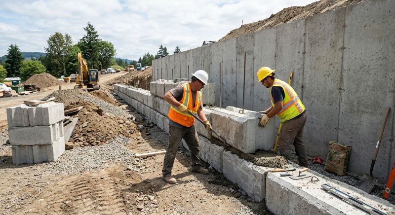 Block Wall Installation in Worcester, MA