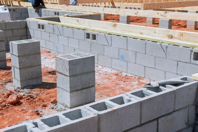 Brick Foundation Installation in Worcester, MA