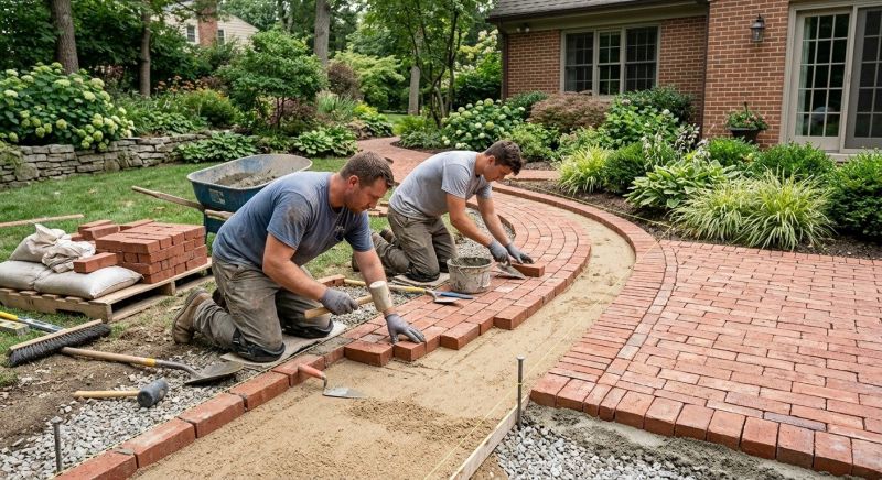 Brick Landscaping Service in Worcester, MA