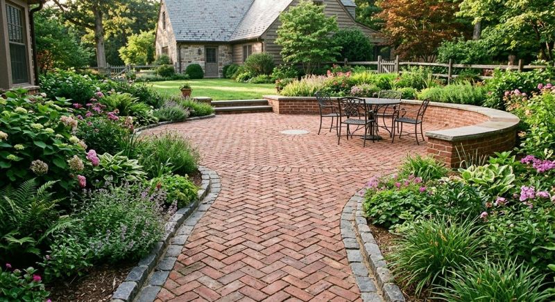 Brick Patio Installation in Worcester, MA