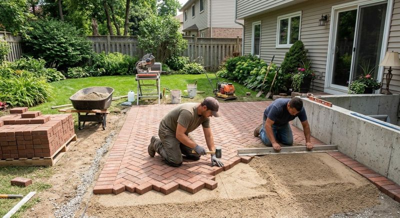 Brick Paving Installation in Worcester, MA