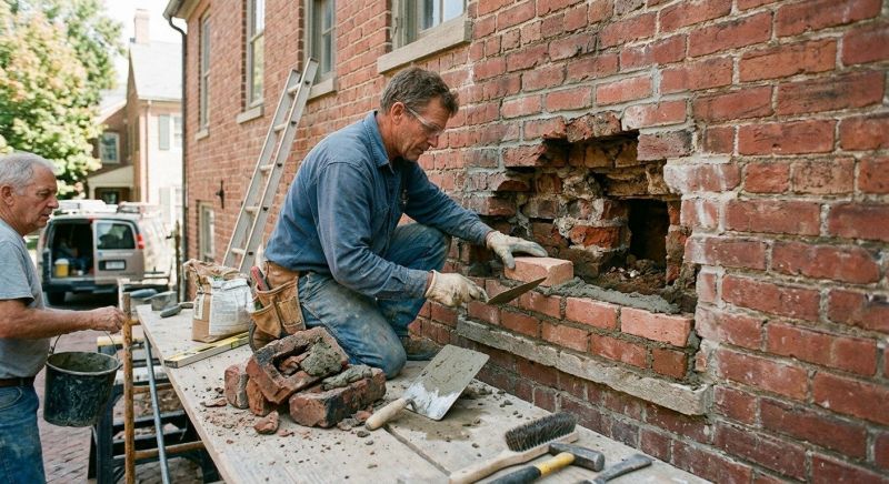 Masonry Steps Installation in Worcester, MA